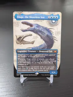 MTG Bloomburrow Eluge, the Shoreless Sea 0288 Mythic Borderless - NM - Image 1