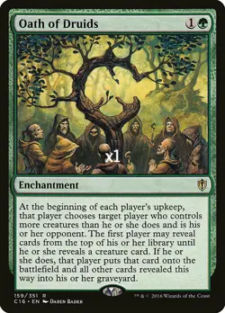 MTG Commader 2016 C16 Oath of Druids MINT - Image 1