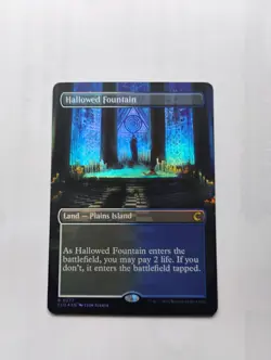Hallowed Fountain (Borderless) Ravnica: Clue Edition Foil - Image 1