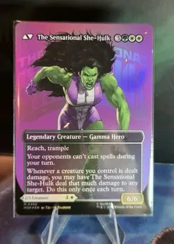 Jennifer Walters 0355 Borderless Variant ✨Foil✨ MTG (Rdy To Ship) - Image 1