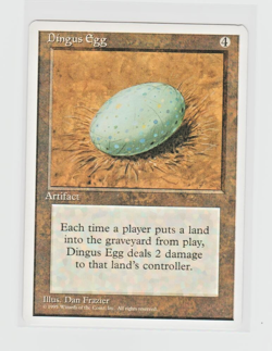 Magic the Gathering ~ MTG ~ 1x Dingus Egg ~ Fourth Edition ~ 4Ed ~ LP - Image 1