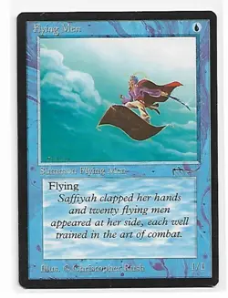 Magic the Gathering ~ MTG ~ 1x Flying Men ~ MP ~ Arabian Nights - Image 1