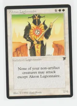 Magic the Gathering ~ MTG ~ 1x Akron Legionnaire ~ LEGENDS ~ M/NM - Image 1