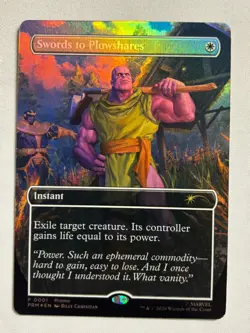Thanos Swords to Plowshares (Borderless) (PSA Magazine Insert) Media Promo Foil - Image 1