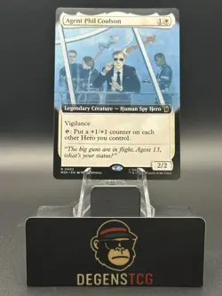 Agent Phil Coulson Extended Art Marvel Super Heroes Mtg Nm 0402 - Image 1