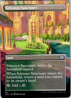 Magic | 2X2 | Selesnya Sanctuary (Borderless) | 411 | Normal | NM - Image 1