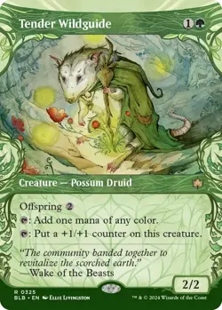 Tender Wildguide (Showcase) - Bloomburrow - 325 - NM - MTG - Image 1