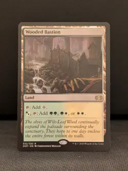 Wooded Bastion 332/332 R Double Masters (NM/LP) - Image 1