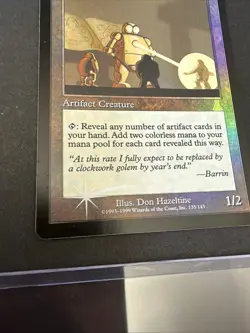 Urza’s Destiny Foil Metalworker MTG Magic The Gathering 1993-1999 - Image 2