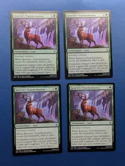 MTG Kenrith's Transformation X4: Throne of Eldraine #164 – NM+ - Image 1