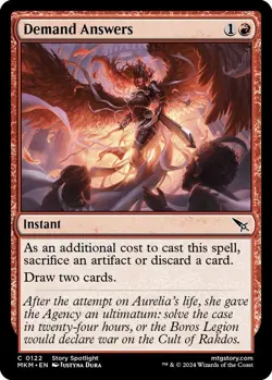MTG - Demand Answers (x4) - Brand New - NM/NP - Image 1