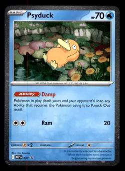 Psyduck 007 Holo Promo ME: Mega Evolution Promo Pokemon Near Mint - Image 1