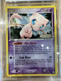 Pokemon EX Legend Maker Mew 2006 Reverse Holo Foil 10/92 CGC Near Mint 7.5 - Image 3