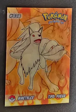 VULPIX X NINETALES - POKEMON EVOLUTION RARE 3D CCG CARD - Image 2