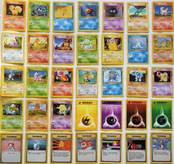 VINTAGE POKEMON BASE SET CARDS COLLECTION (( 35 CARDS )) GROUP B - Image 2