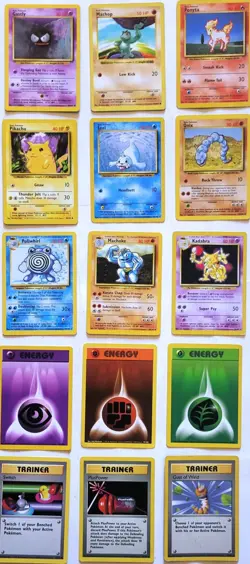 VINTAGE POKEMON BASE SET CARDS COLLECTION (( 35 CARDS )) GROUP B - Image 5