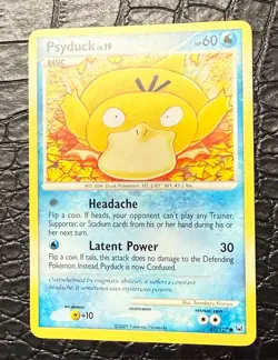 Psyduck LV.19 87/127 Platinum Pokemon Common Card - LP/NM Condition - Image 2