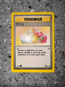 Pokemon TCG Cards 1st Edition Mr. Fuji 58/62 Fossil Uncommon EXC-NM - Image 3