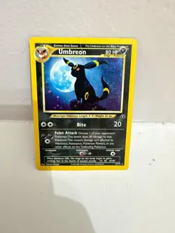 Pokemon Umbreon Holo Rare TCG Card Neo Discovery 13/75 - PSA 1 Contender - Image 1