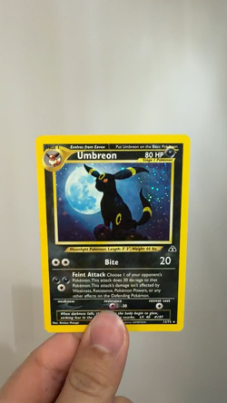 Pokemon Umbreon Holo Rare TCG Card Neo Discovery 13/75 - PSA 1 Contender - Image 2