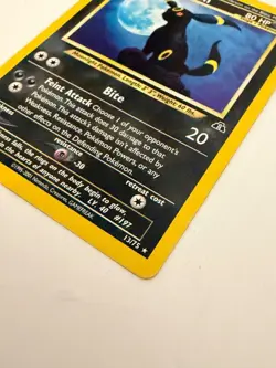 Pokemon Umbreon Holo Rare TCG Card Neo Discovery 13/75 - PSA 1 Contender - Image 4