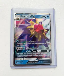 Pokemon TCG Starmie GX Hidden Fates Holo Ultra Rare 14/68 English 190 HP - Image 1