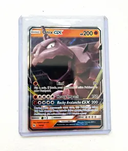 Pokemon TCG Onix GX 36/68 Hidden Fates Holo Ultra Rare English 200 HP - Image 1
