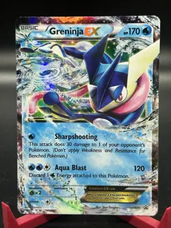 The Pokemon Company Greninja-EX Promo Holo XY Black Star EN XY20 170HP - Image 1