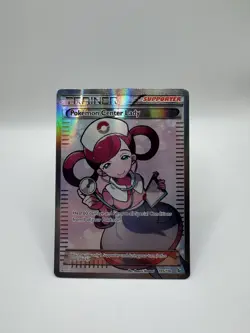 Pokemon Center Lady 105/106 Flashfire Full Art Holo Ultra Rare English 2014 - Image 2