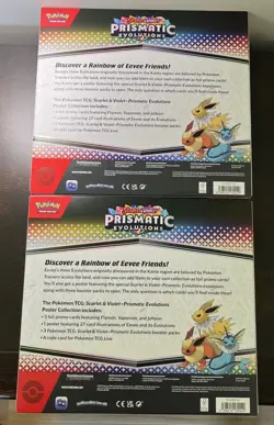 Pokemon Prismatic Evolutions Poster Collection DG - Set of 2 - New Sealed - Image 2