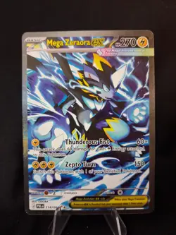 Pokemon TCG Mega Zeraora ex 114/084 Pitch Black Special Illustration Rare SIR NM - Image 1