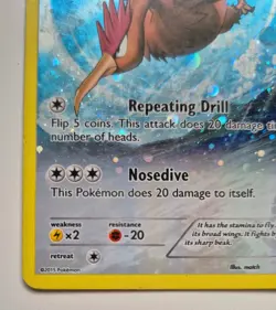 Pokemon TCG Fearow XY57 Holo Full Art Promo Stage 1 90 HP 2015 - Image 4