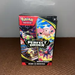Pokemon TCG Mega Evolution: Perfect Order Booster Bundle 6 Packs Sealed New - Image 1