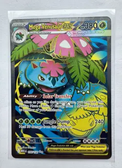 Mega Venusaur EX 155/132 Mega Evolution ENGLISH Pokemon TCG Card NM Ultra Rare - Image 1