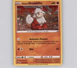 Hisuian Growlithe (Cosmos Holo) 70/189 P Deck Exclusives NM Pokemon - Image 1