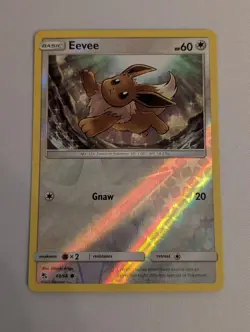Eevee 49/68 Common Hidden Fates Reverse Holo NM - Image 1