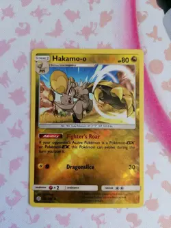 Pokemon Hakamo-o 162/236 Reverse Holo Englisch Cosmic Eclipse - Image 1