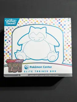 Pokemon Center Stamp Scarlet & Violet 151 Elite Trainer Box FACTORY SEALED - Image 1
