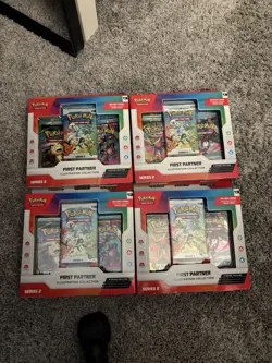 Pokemon First Partner Illustration Collection Series 2 lot of 4 - Image 1