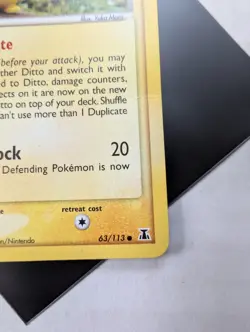 Ditto Pikachu 063/113 Delta Species Regular Common HP Pokemon 2005 - Image 4