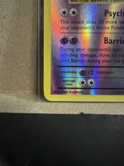 The Pokemon Company Mewtwo Evolutions 51/108 Reverse Holo Rare English - Image 4