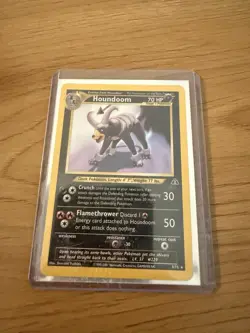 Pokemon TCG Neo Discovery Houndoom 4/75 Holo Rare Eng 70 HP - Image 1