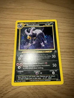 Pokemon TCG Neo Discovery Houndoom 4/75 Holo Rare Eng 70 HP - Image 4