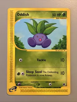 Oddish - Expedition 122/165 - 2002 WOTC - Pokemon TCG - E Reader - Image 1