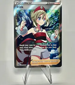 Pokemon Irida Full Art Holo Ultra Rare #186/189 Astral Radiance - Image 1