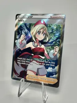 Pokemon Irida Full Art Holo Ultra Rare #186/189 Astral Radiance - Image 2