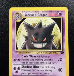 Pokemon TCG Sabrina's Gengar 29/132 Gym Challenge Unlimited NM/LP - Image 2