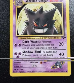 Pokemon TCG Sabrina's Gengar 29/132 Gym Challenge Unlimited NM/LP - Image 3