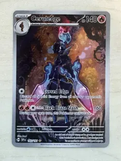 Pokemon TCG Ceruledge 197/191 Surging Sparks Illustration Rare NM - Image 1