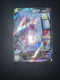 Mewtwo V (Alternate Full Art) 072/078 Pokemon GO Holo - Image 2